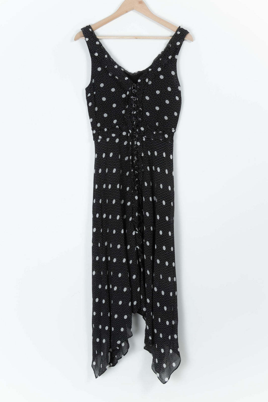 Robe longue noire et blanche - Taille S/36 de la marque The Kooples | PARAD65870 - Vendu par Paradigme - Image 2