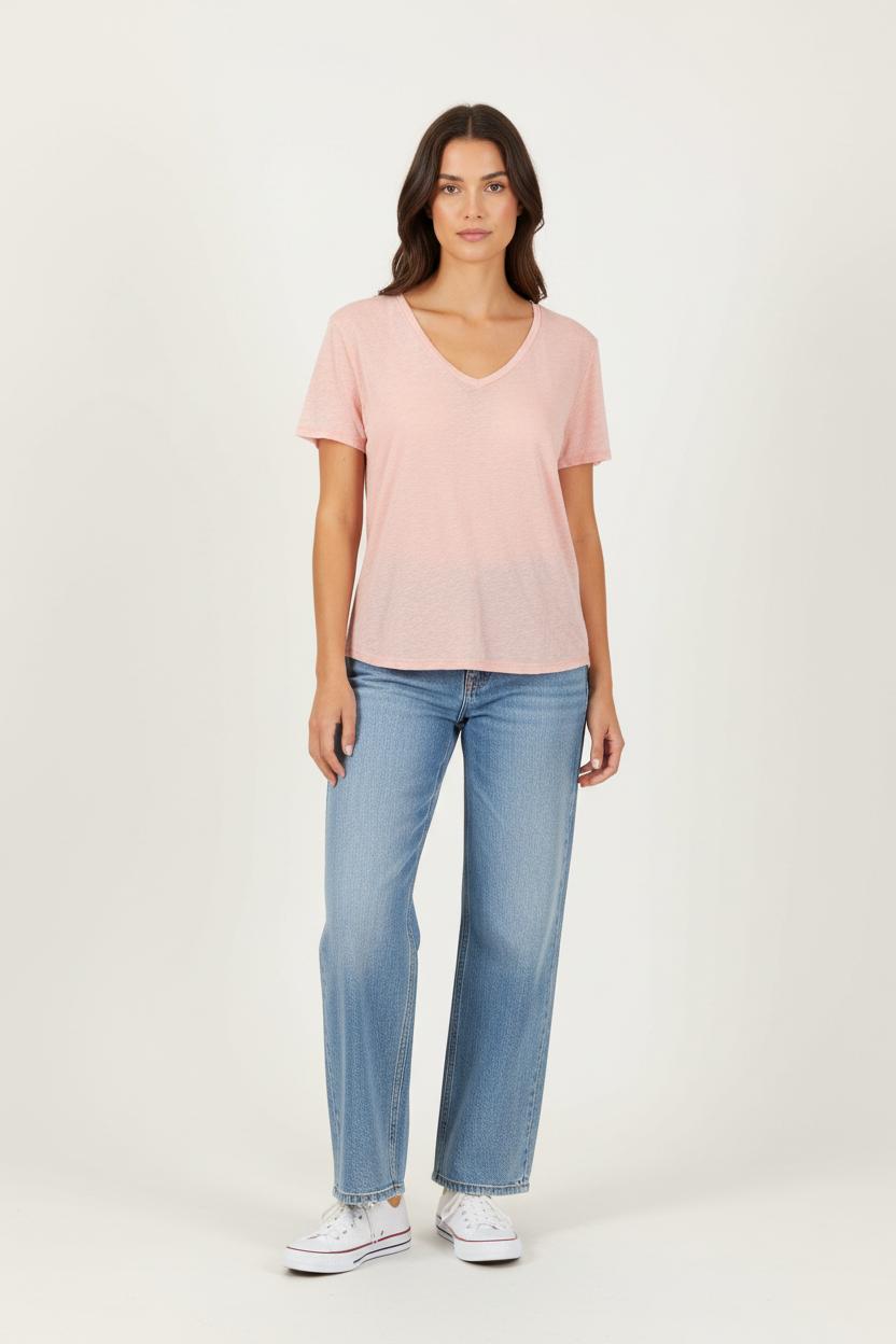 Tee-shirt Rose - Taille S/36 de la marque The Kooples | PARAD65873 - Vendu par Paradigme - Image 1