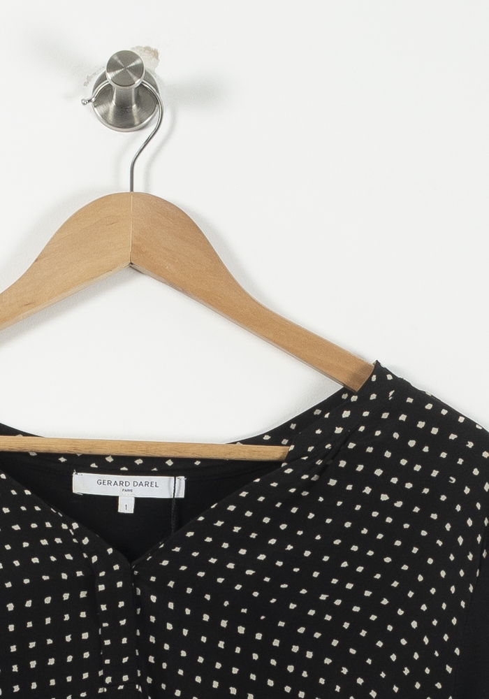 Blouse Noire et Blanche - Taille S/36 de la marque Gerard Darel | PARAD65882 - Vendu par Paradigme - Image 3