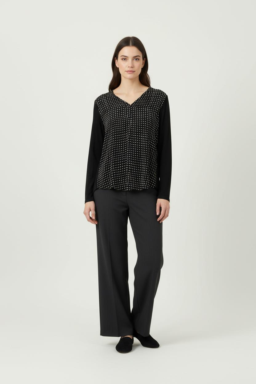 Blouse Noire et Blanche - Taille S/36 de la marque Gerard Darel | PARAD65882 - Vendu par Paradigme - Image 1