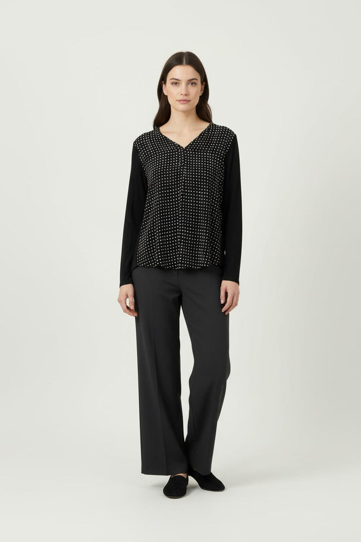 Blouse Noire et Blanche - Taille S/36 de la marque Gerard Darel | PARAD65882 - Vendu par Paradigme - Image 1
