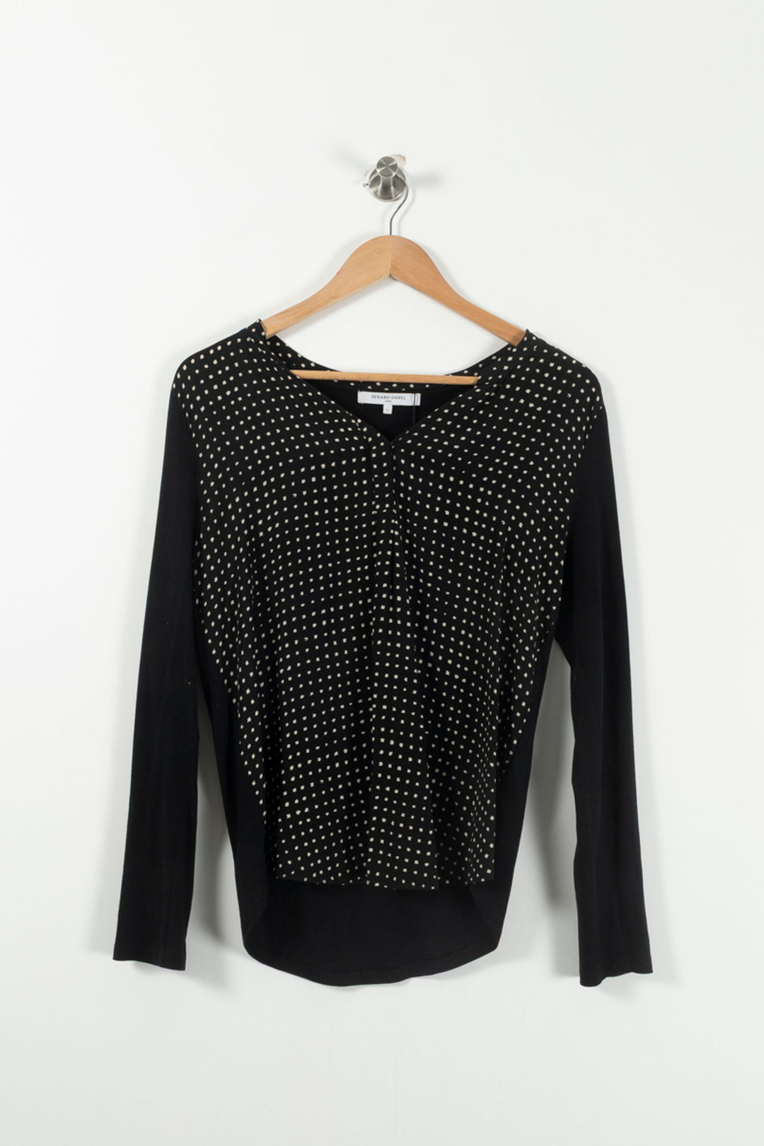 Blouse Noire et Blanche - Taille S/36 de la marque Gerard Darel | PARAD65882 - Vendu par Paradigme - Image 2