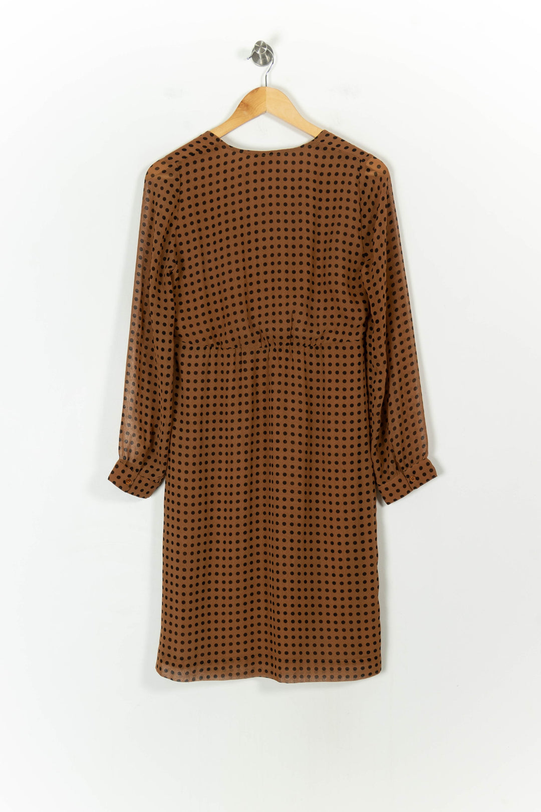 Robe Midi Marron et Noire - Taille M/38 de la marque Stella Forest | PARAD65890 - Vendu par Paradigme - Image 4