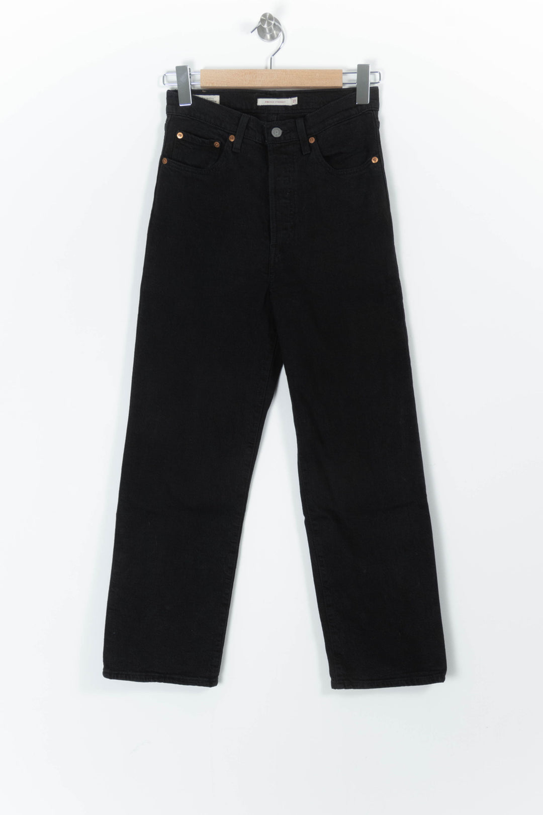 Jean Droit Noir - Taille S/36 de la marque Levi's | PARAD65895 - Vendu par Paradigme - Image 2