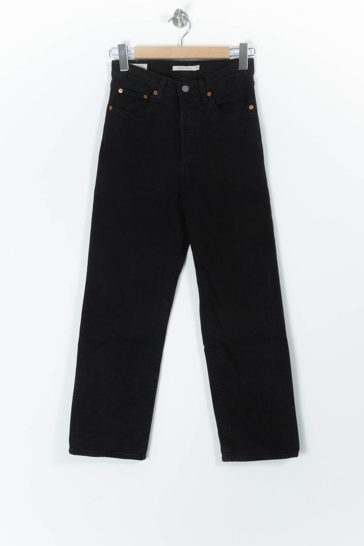 Jean Droit Noir - Taille S/36 de la marque Levi's | PARAD65895 - Vendu par Paradigme - Image 2
