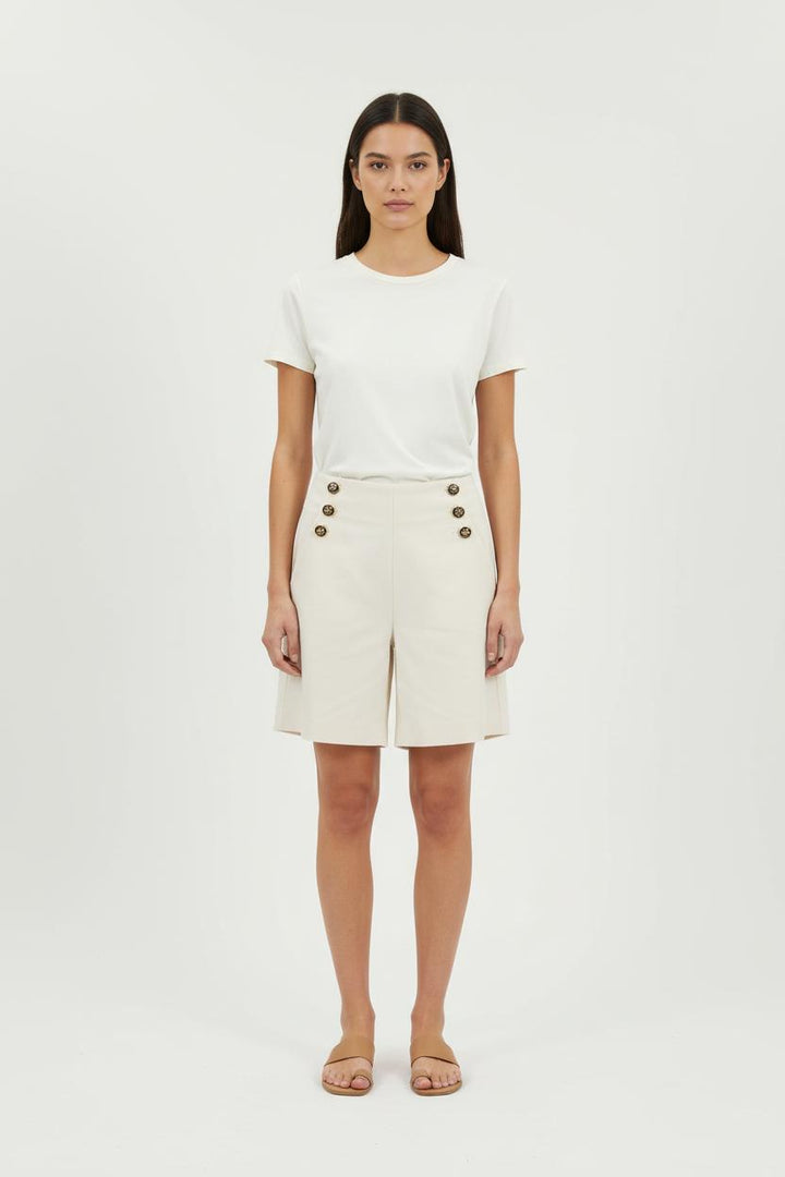 Short Blanc - Taille M/38 de la marque Tara Jarmon | PARAD65897 - Vendu par Paradigme - Image 1