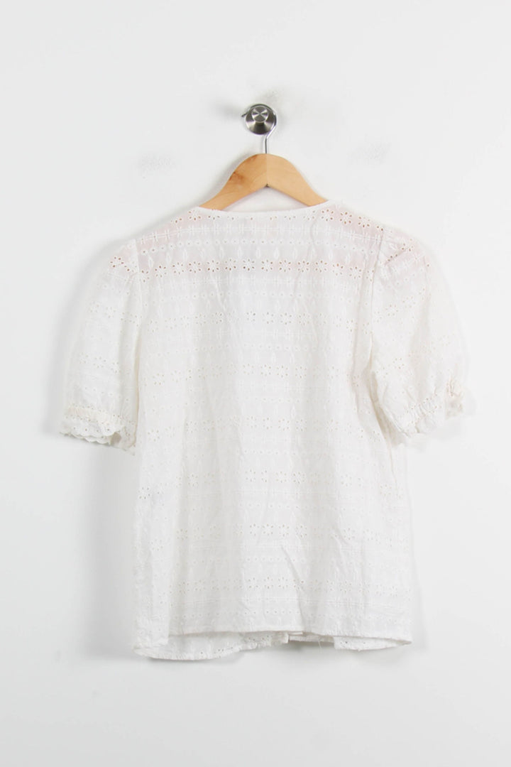 Blouse Blanche - Taille XS/34 de la marque Sézane | PARAD65898 - Vendu par Paradigme - Image 4