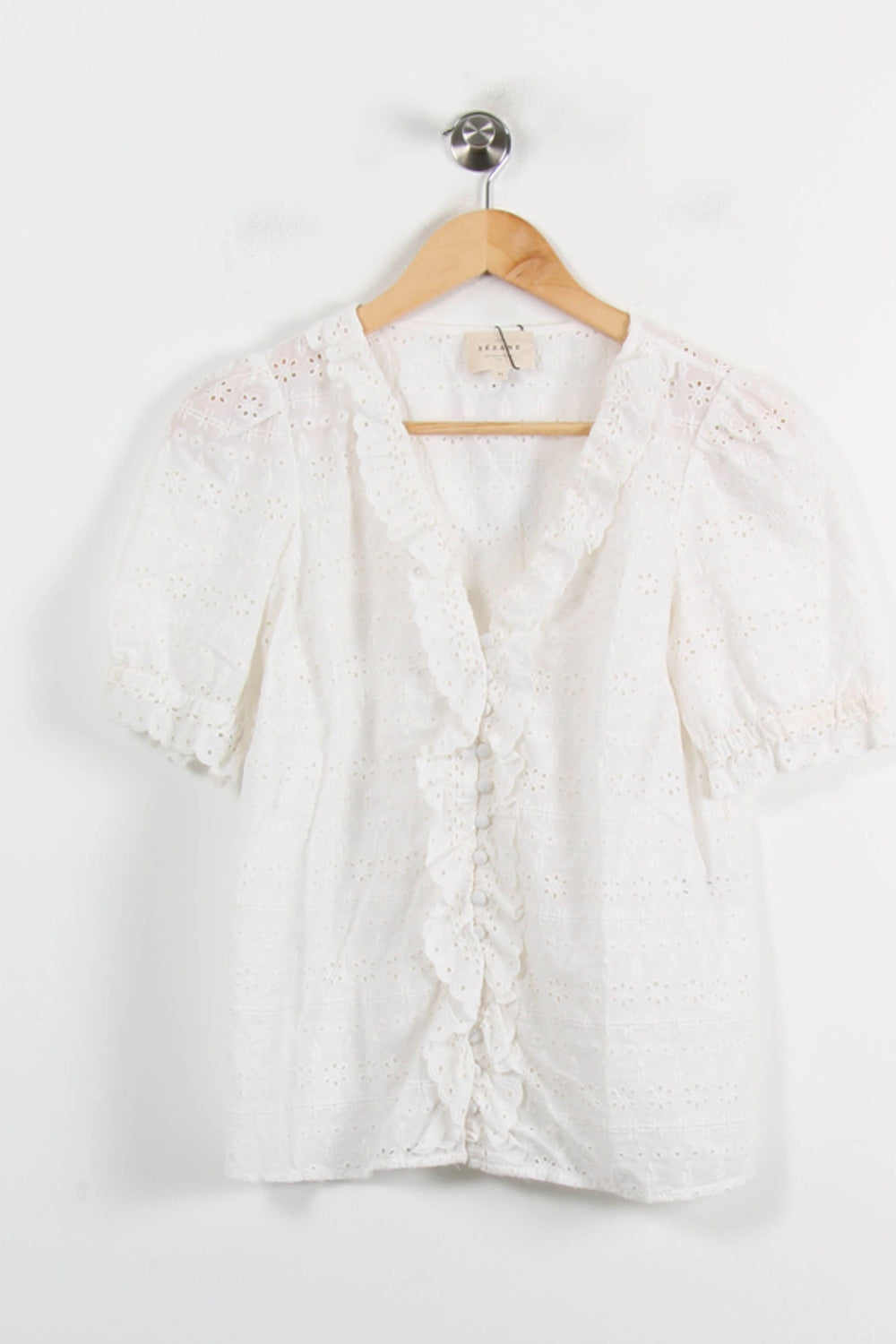 Blouse Blanche - Taille XS/34 de la marque Sézane | PARAD65898 - Vendu par Paradigme - Image 2