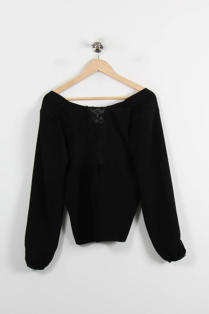 Blouse Noire - Taille S/36 de la marque Sézane | PARAD65900 - Vendu par Paradigme - Image 2