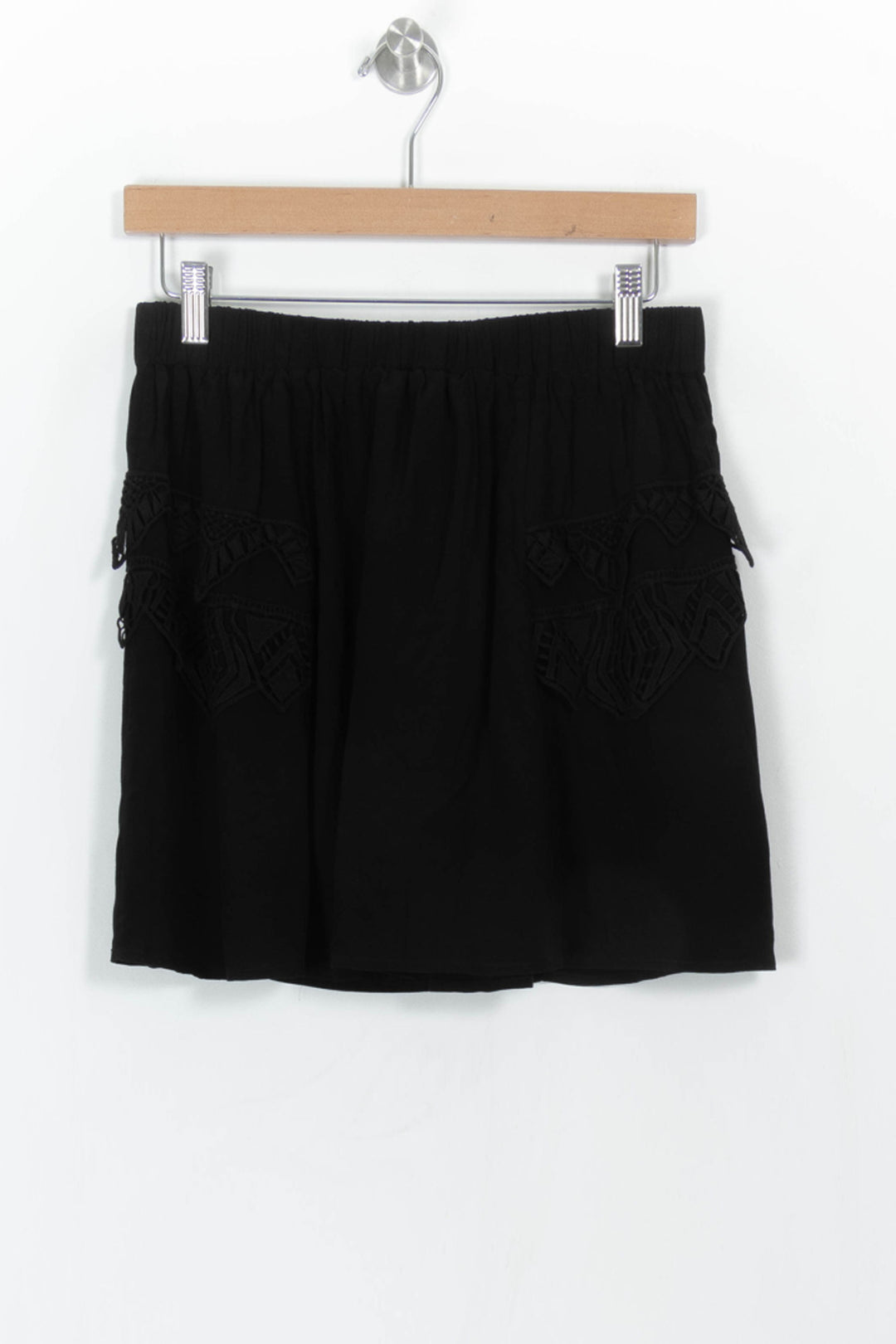 Jupe Courte Noire - Taille M/38 de la marque IRO | PARAD65920 - Vendu par Paradigme - Image 4