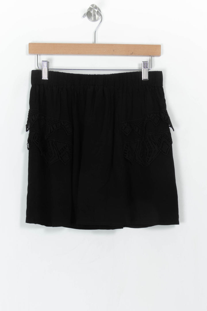 Jupe Courte Noire - Taille M/38 de la marque IRO | PARAD65920 - Vendu par Paradigme - Image 4