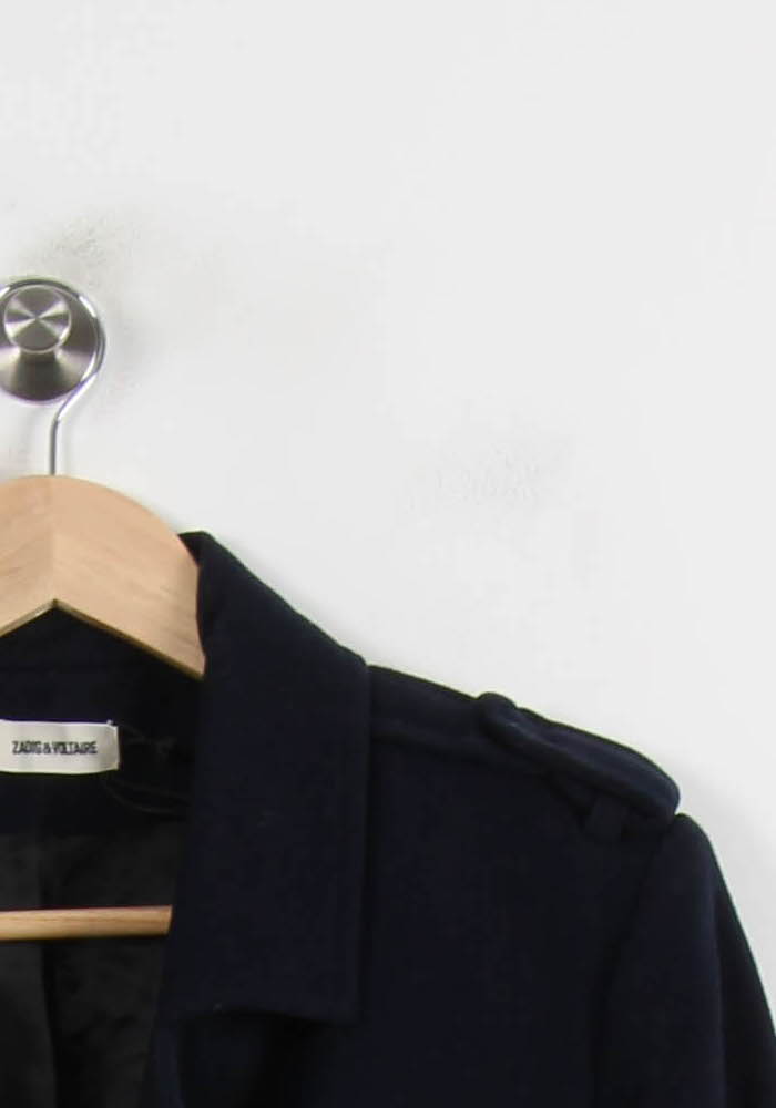 Manteau Bleu - Taille M/38 de la marque Zadig&Voltaire | PARAD65928 - Vendu par Paradigme - Image 3