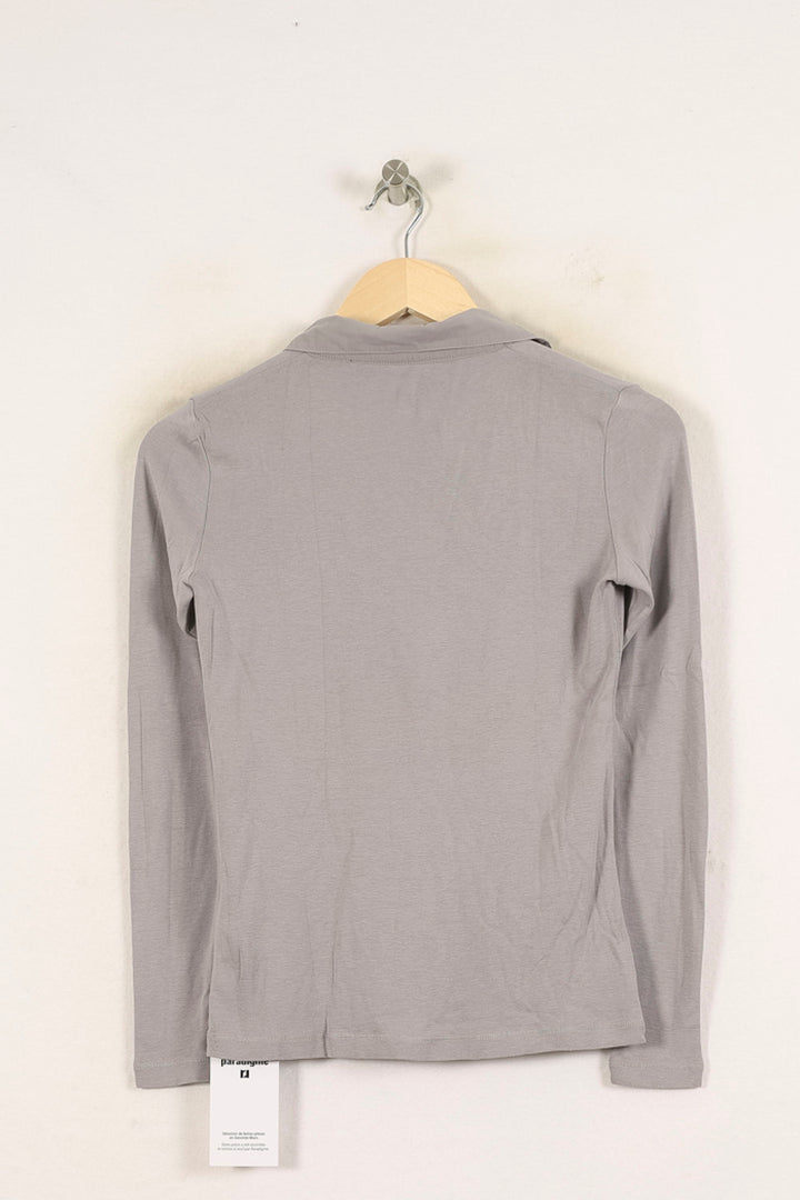 Polo Gris - Taille S/36 de la marque Caroll | PARAD65947 - Vendu par Paradigme - Image 4