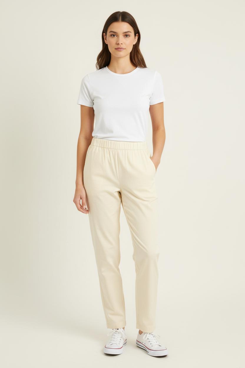 Pantalon Beige - Taille S/36 de la marque La Fée Maraboutée | PARAD65950 - Vendu par Paradigme - Image 1