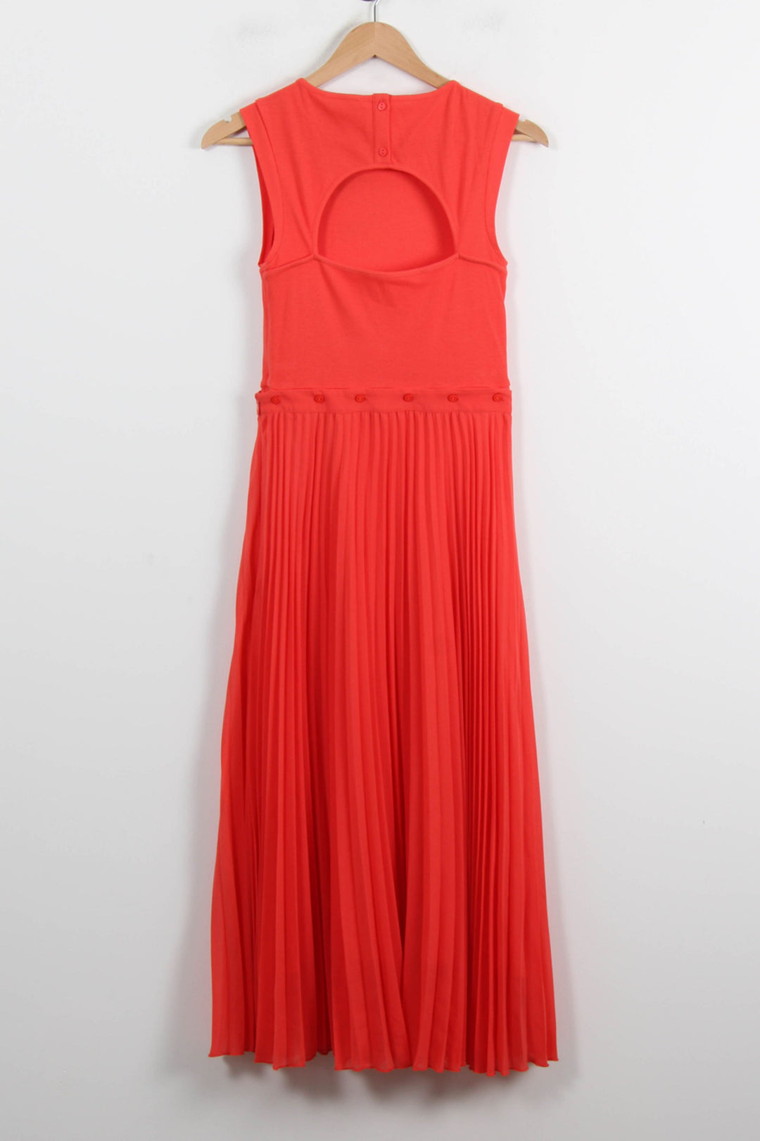 Robe Plissée Orange - Taille S/36 de la marque Maje | PARAD65953 - Vendu par Paradigme - Image 4
