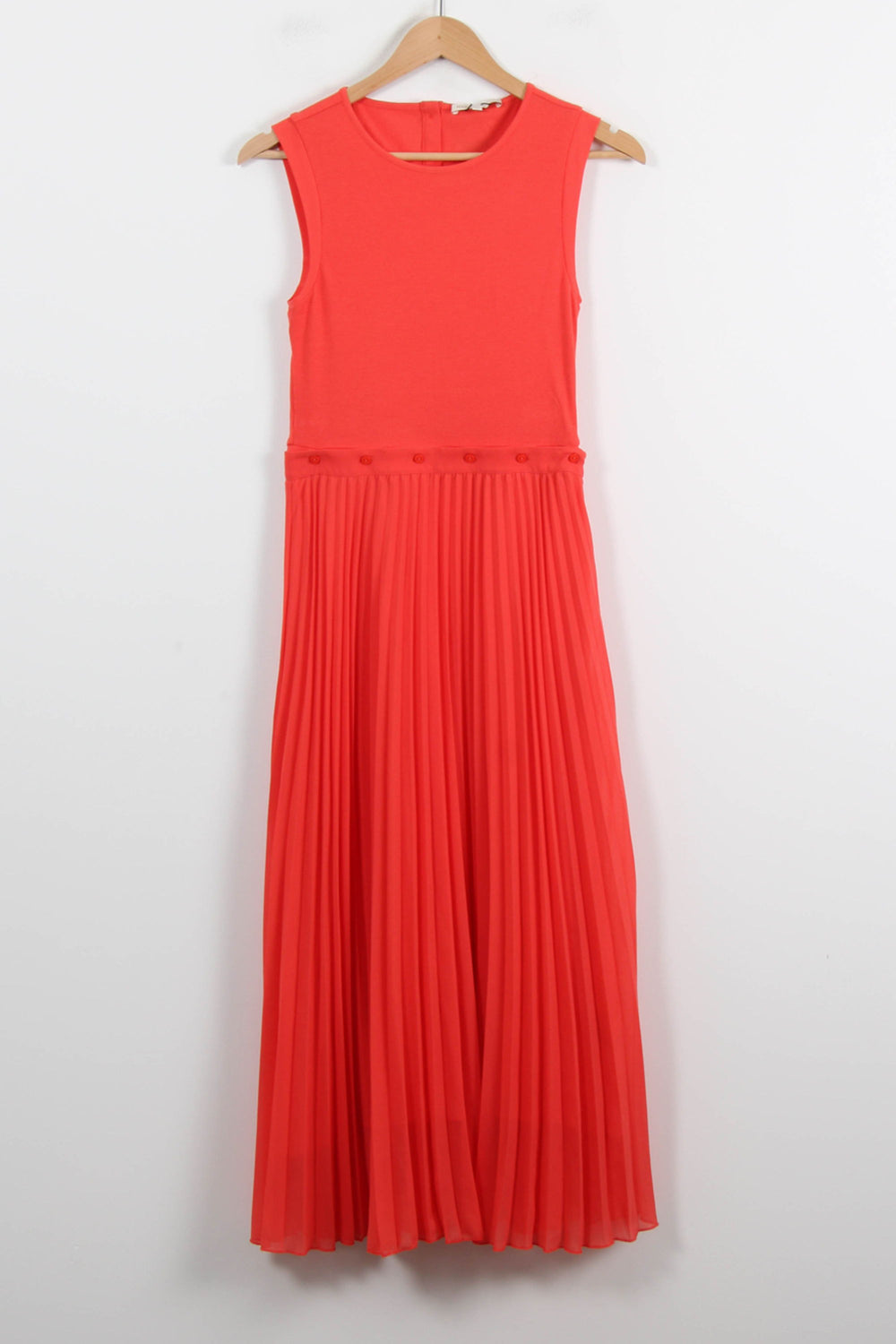 Robe Plissée Orange - Taille S/36 de la marque Maje | PARAD65953 - Vendu par Paradigme - Image 2
