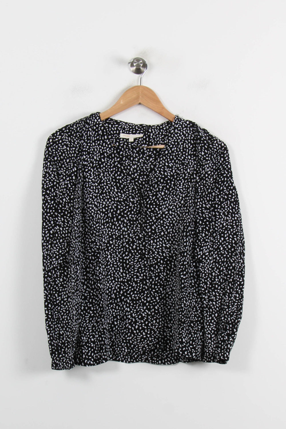 Blouse Noire et Blanche - Taille M/38 de la marque Maje | PARAD65956 - Vendu par Paradigme - Image 2