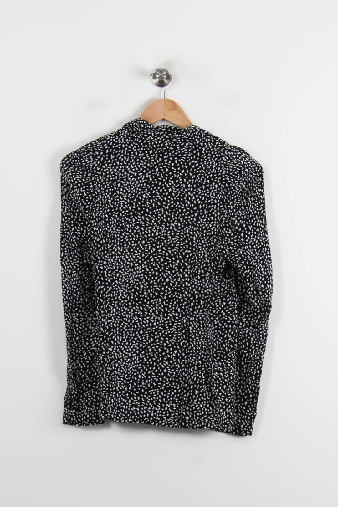 Chemise Noire et Blanche - Taille M/38 de la marque Maje | PARAD65957 - Vendu par Paradigme - Image 4