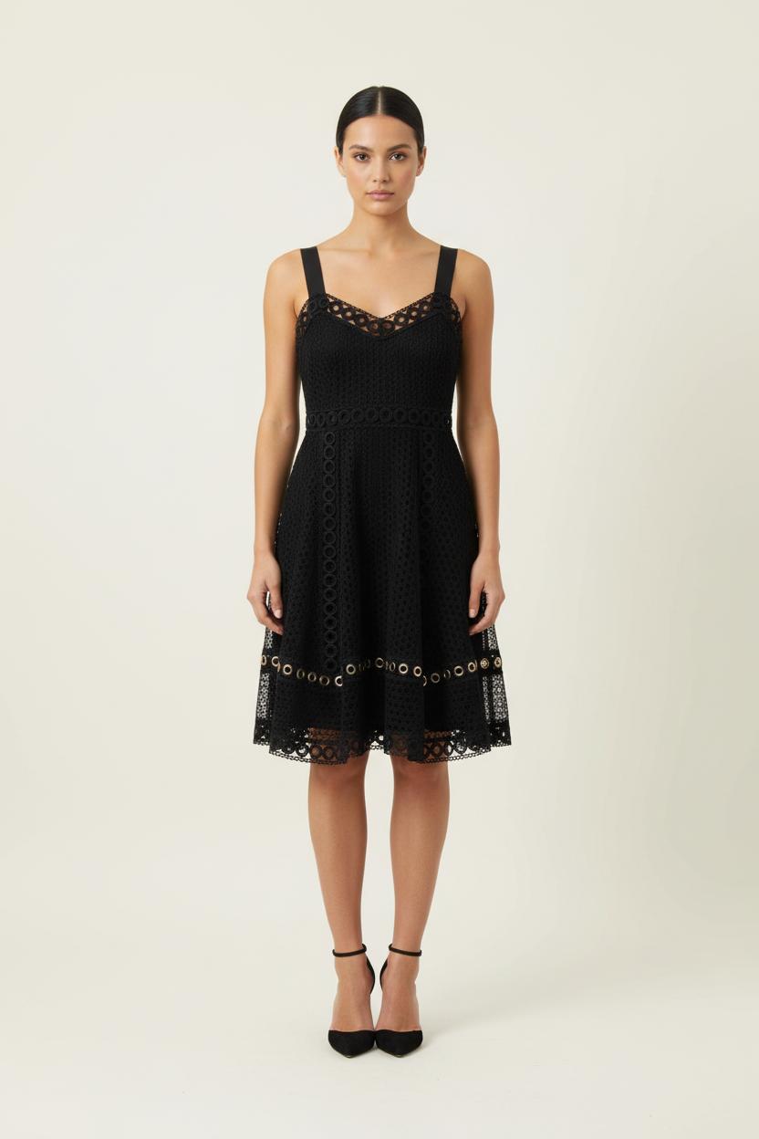 Robe Patineuse Noire - Taille M/38 de la marque Maje | PARAD65958 - Vendu par Paradigme - Image 1
