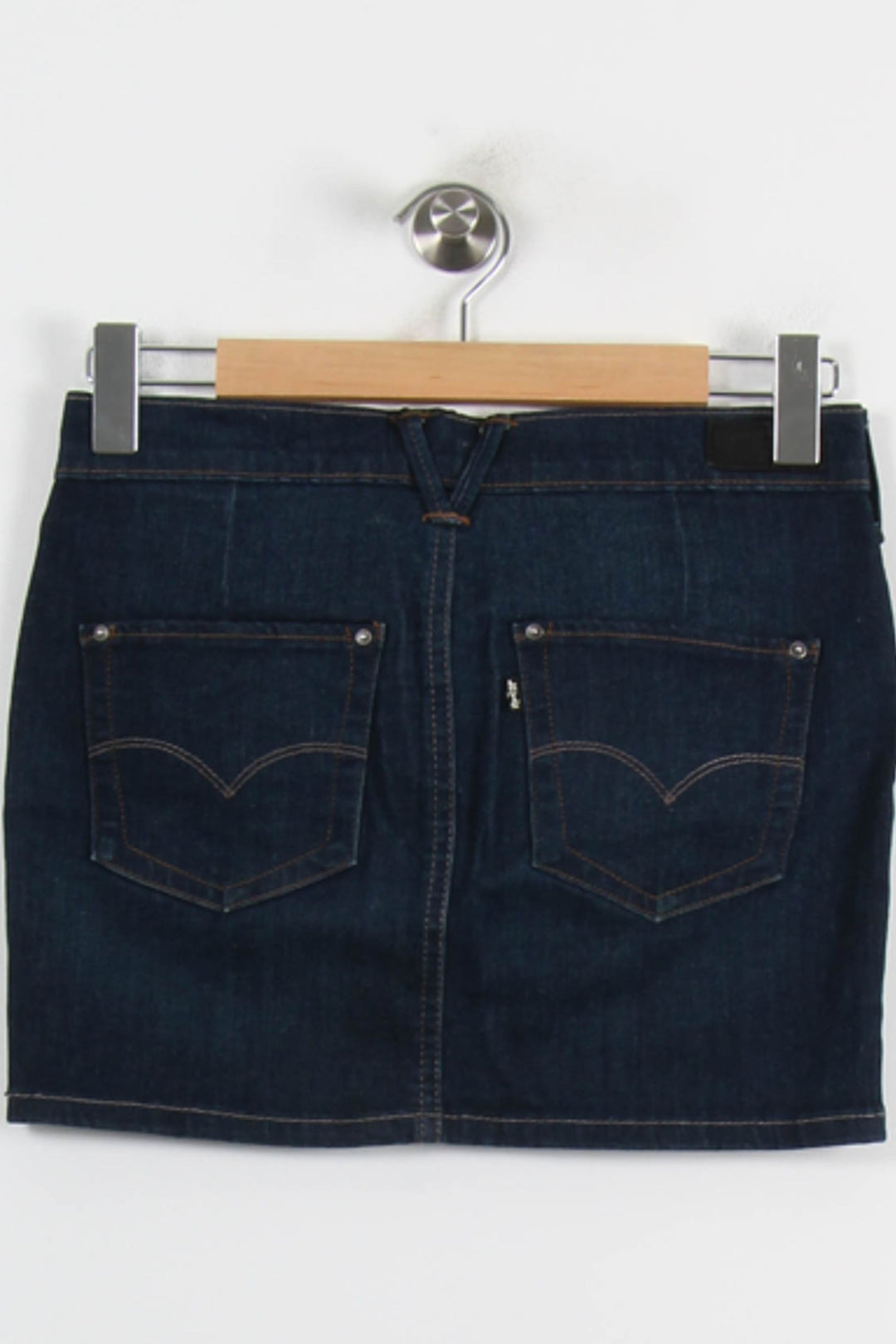 Jupe En Jean Bleue - Taille S/36 de la marque Levi's | PARAD65966 - Vendu par Paradigme - Image 4