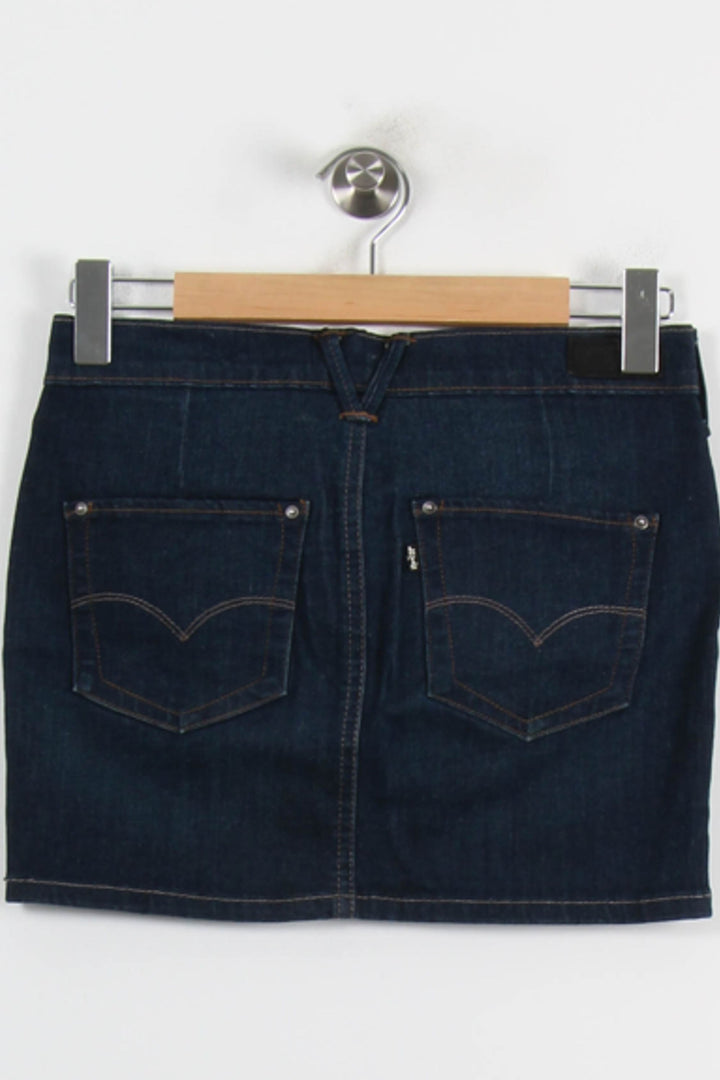 Jupe En Jean Bleue - Taille S/36 de la marque Levi's | PARAD65966 - Vendu par Paradigme - Image 4