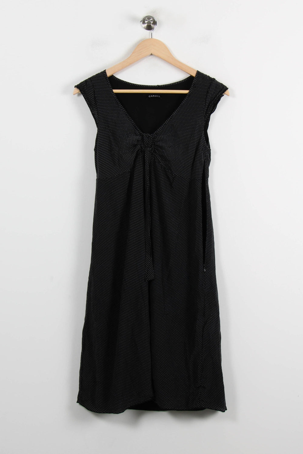 Robe Midi Noire - Taille S/36 de la marque Caroll | PARAD65968 - Vendu par Paradigme - Image 2