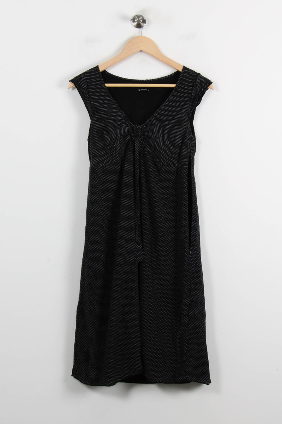 Robe Midi Noire - Taille S/36 de la marque Caroll | PARAD65968 - Vendu par Paradigme - Image 2