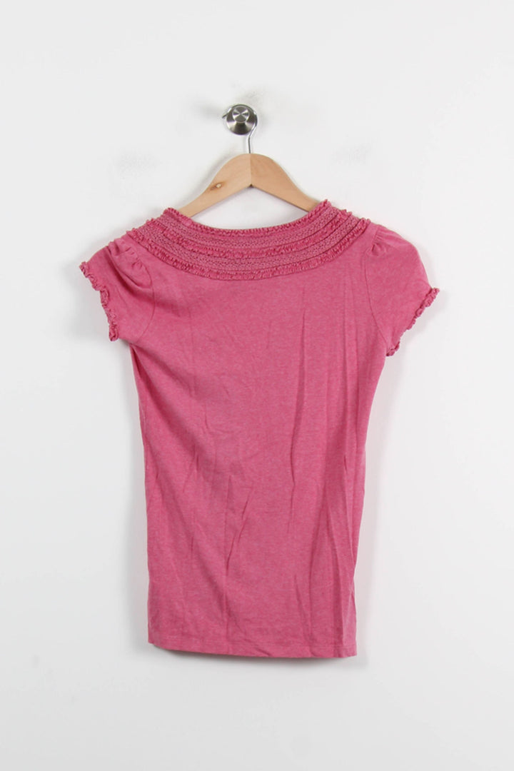 Tee-shirt Rose - Taille S/36 de la marque Caroll | PARAD65969 - Vendu par Paradigme - Image 4