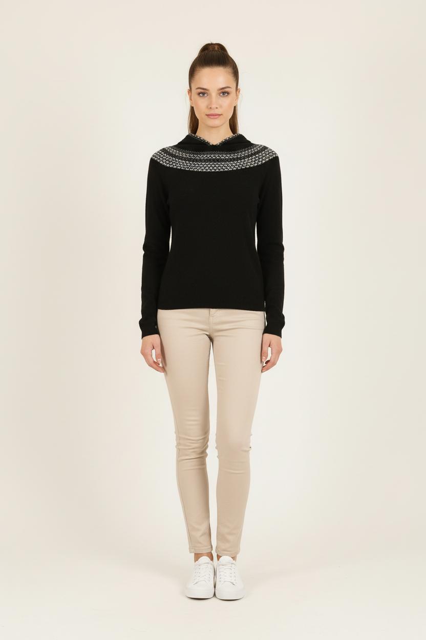 Pull Noir et Blanc - Taille S/36 de la marque Pablo | PARAD65971 - Vendu par Paradigme - Image 1
