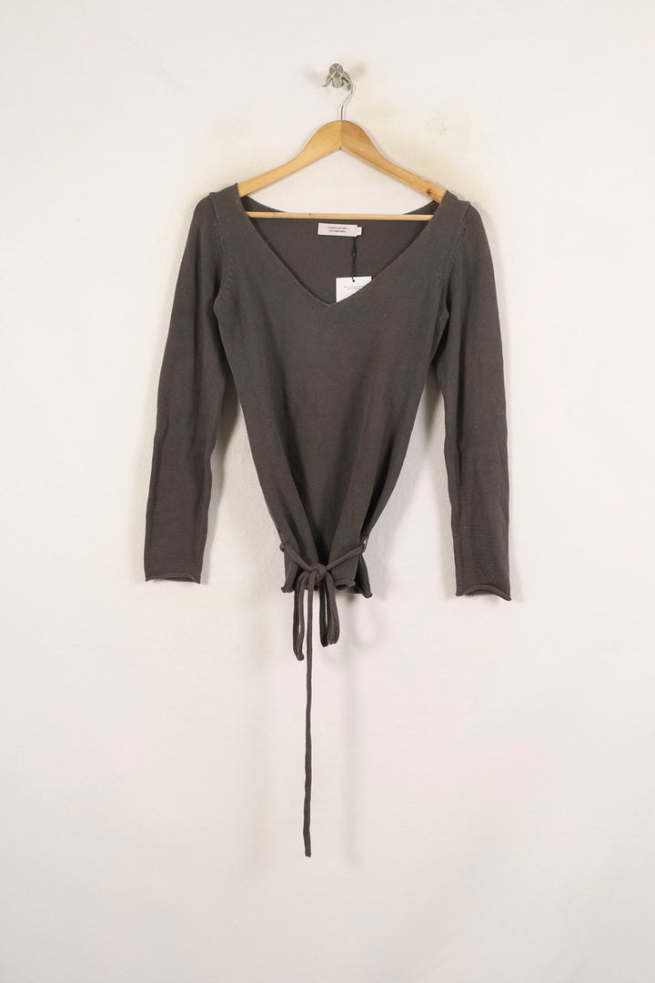 Pull Gris - Taille S/36 de la marque Comptoir des Cotonniers | PARAD65972 - Vendu par Paradigme - Image 2