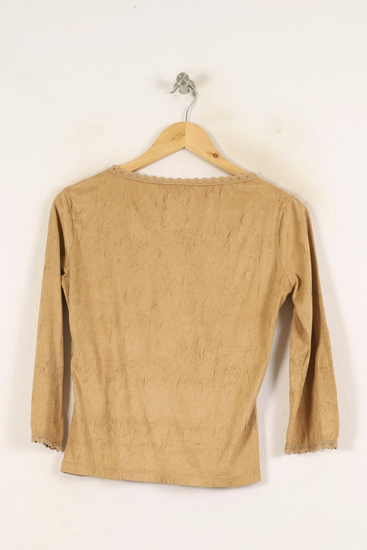 Tunique Beige - Taille XS/34 de la marque Maison 123 | PARAD65973 - Vendu par Paradigme - Image 4