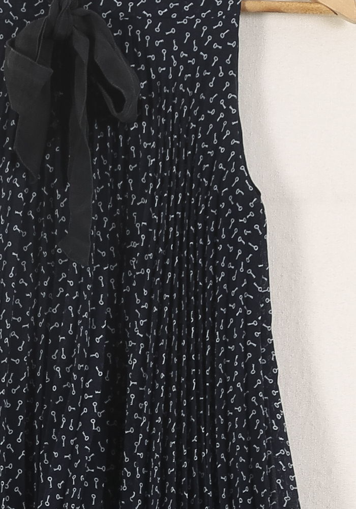 Blouse Sans Manches Bleue - Taille S/36 de la marque Claudie Pierlot | PARAD65974 - Vendu par Paradigme - Image 3