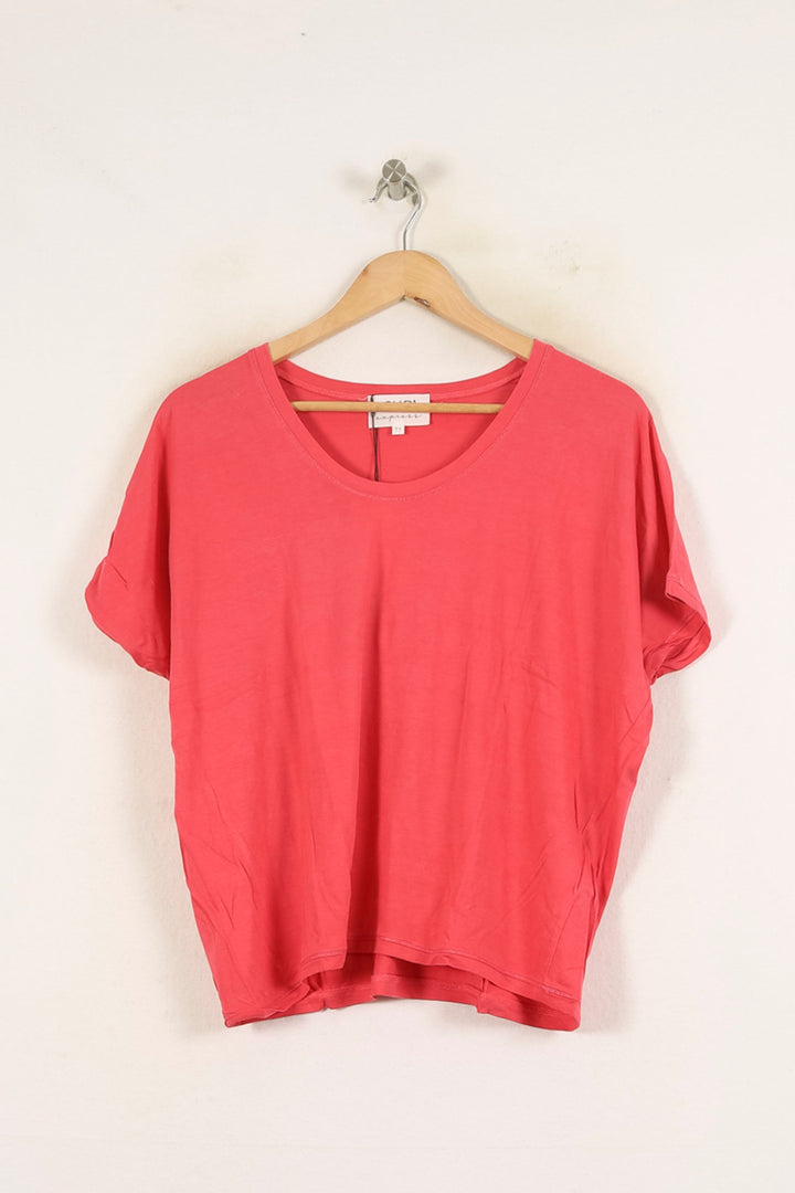 Tee-shirt Rose - Taille S/36 de la marque Sud express | PARAD65981 - Vendu par Paradigme - Image 2