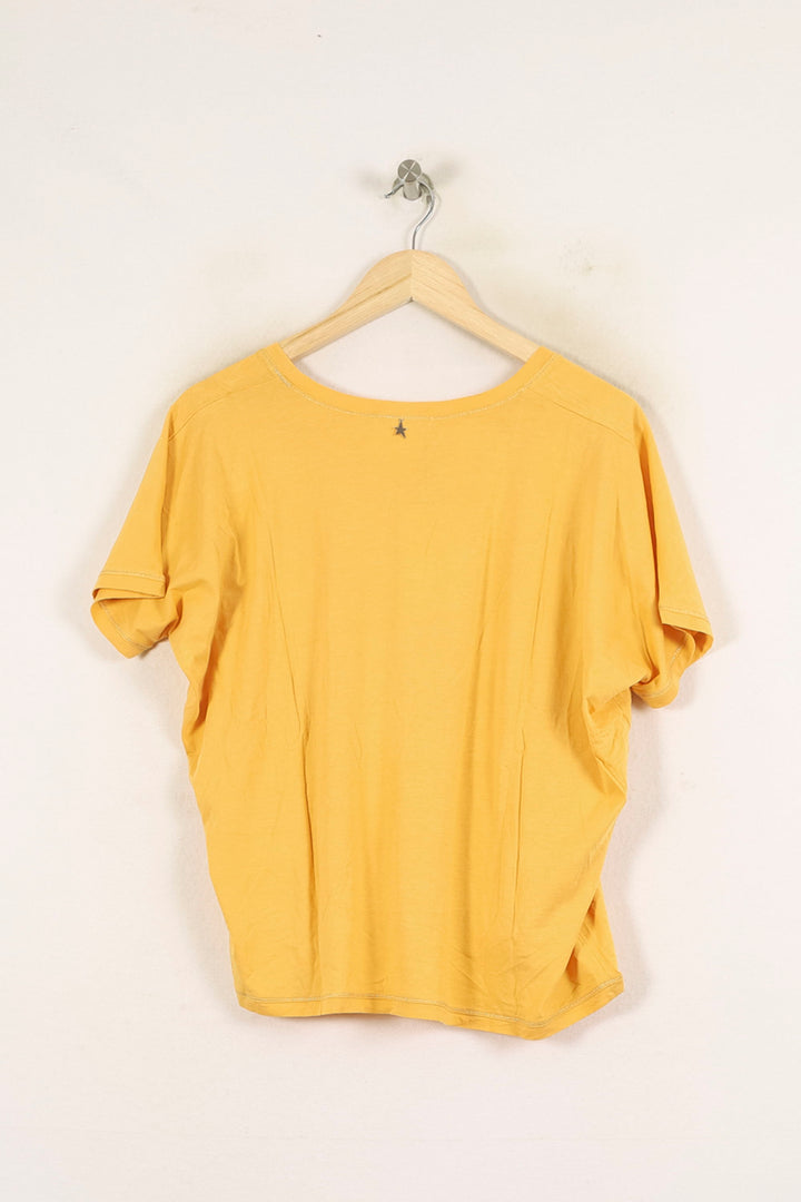 Tee-shirt Jaune - Taille S/36 de la marque Sud express | PARAD65982 - Vendu par Paradigme - Image 4