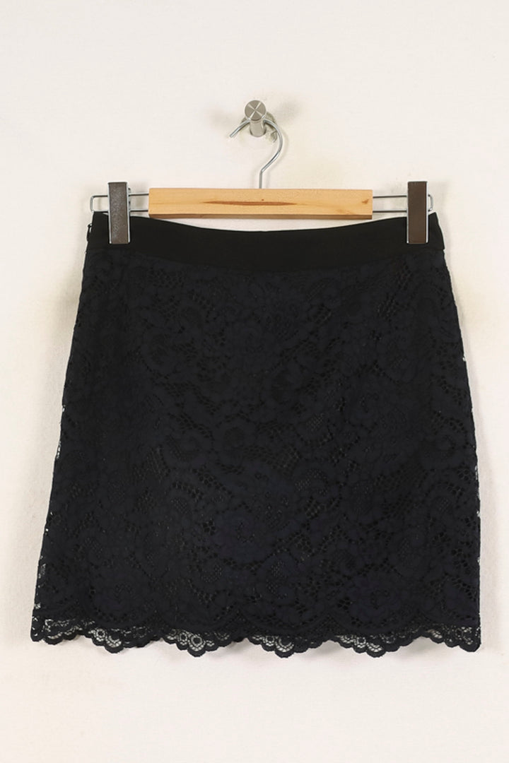 Jupe Courte Bleue - Taille S/36 de la marque Claudie Pierlot | PARAD65984 - Vendu par Paradigme - Image 4