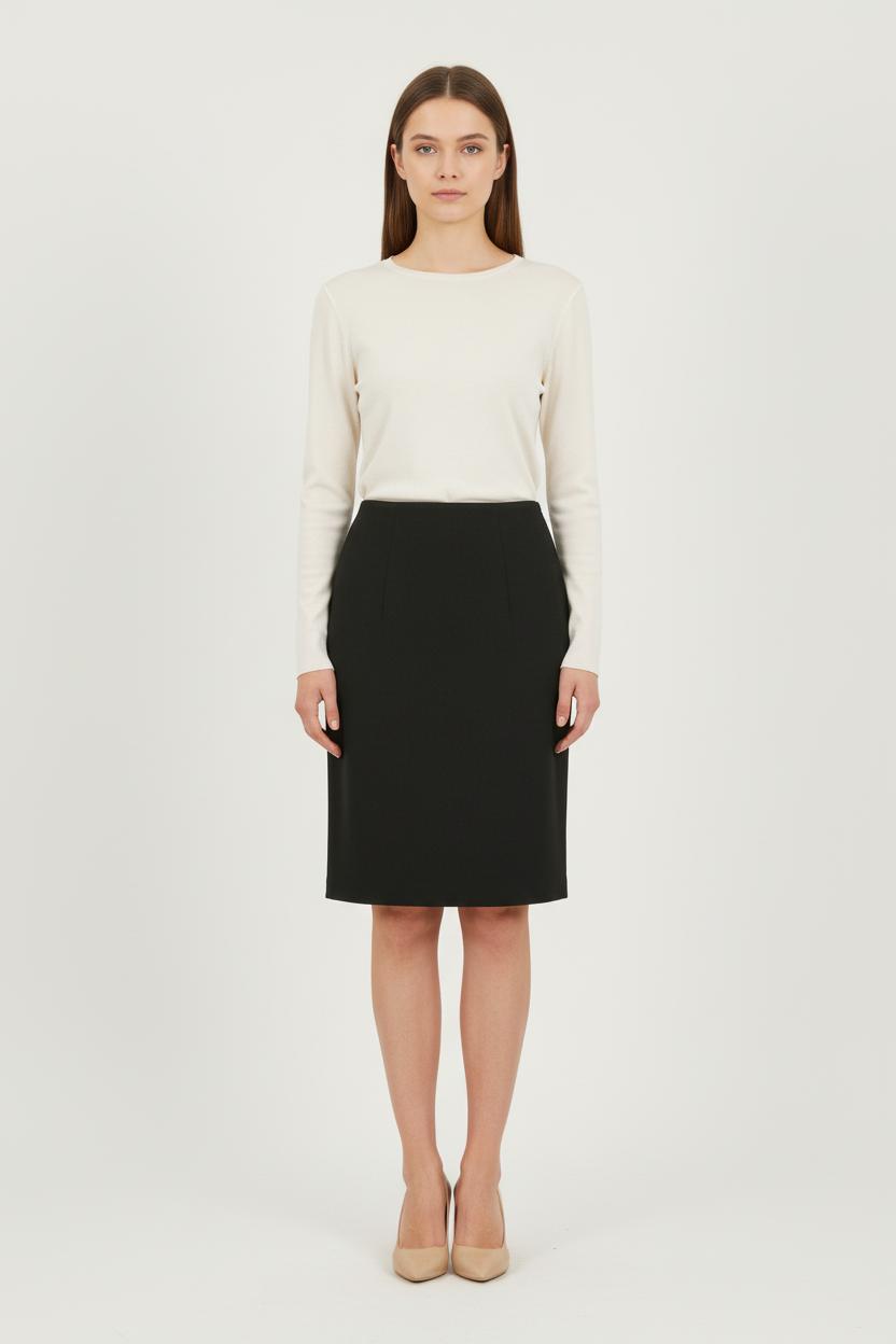 Jupe Crayon Grise - Taille S/36 de la marque Caroll | PARAD65986 - Vendu par Paradigme - Image 1
