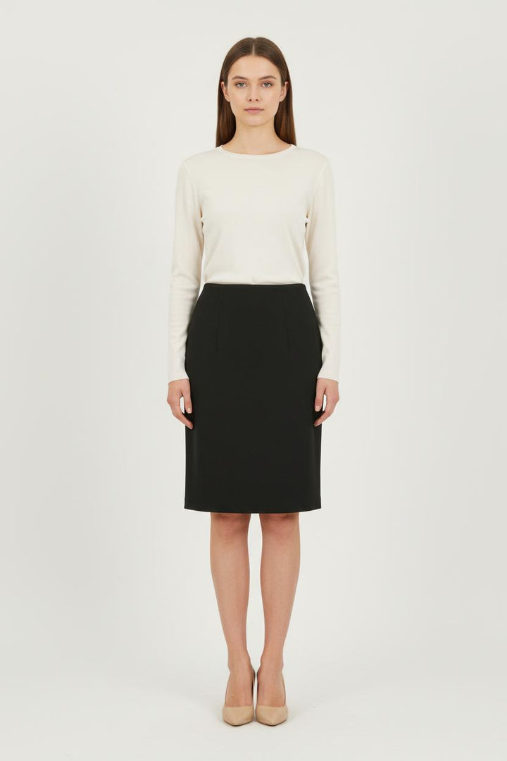 Jupe Crayon Grise - Taille S/36 de la marque Caroll | PARAD65986 - Vendu par Paradigme - Image 1