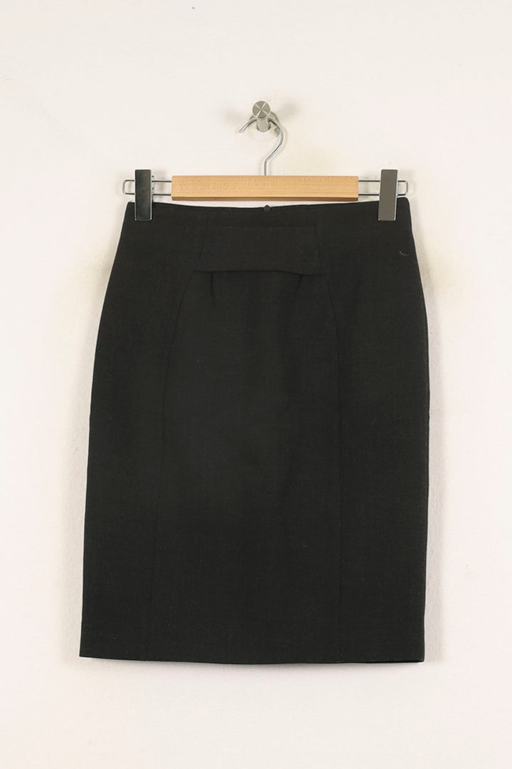 Jupe Crayon Grise - Taille S/36 de la marque Caroll | PARAD65986 - Vendu par Paradigme - Image 2