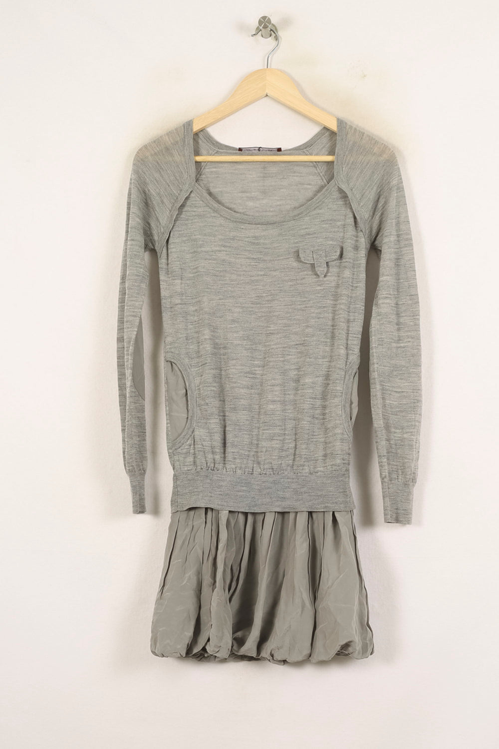 Robe Pull Grise - Taille S/36 de la marque Comptoir des Cotonniers | PARAD65988 - Vendu par Paradigme - Image 2