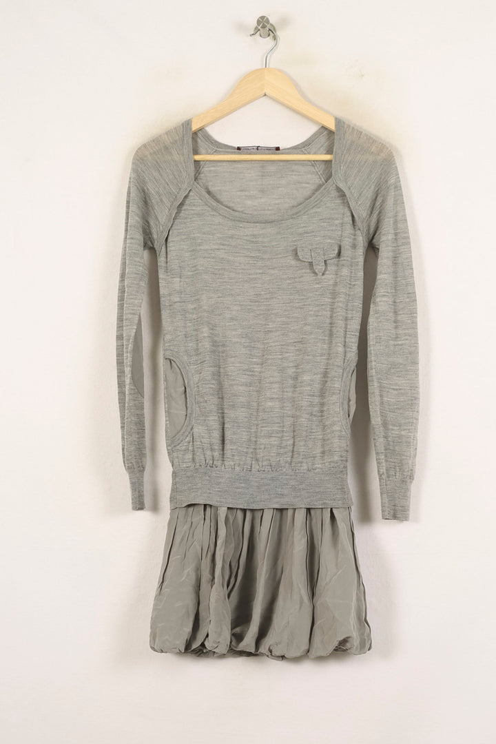 Robe Pull Grise - Taille S/36 de la marque Comptoir des Cotonniers | PARAD65988 - Vendu par Paradigme - Image 2