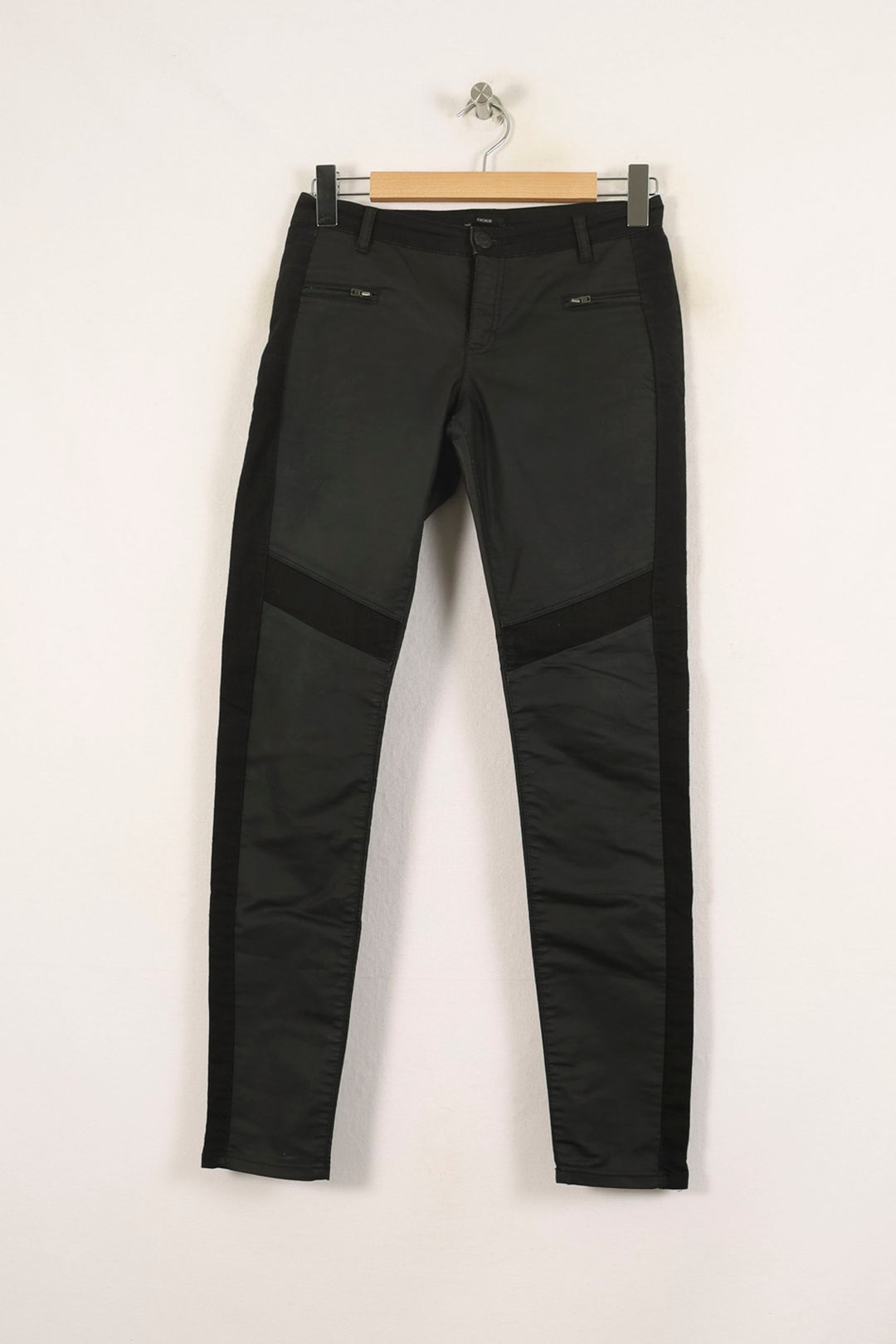 Pantalon Cuir Noir - Taille S/36 de la marque IKKS | PARAD65989 - Vendu par Paradigme - Image 2