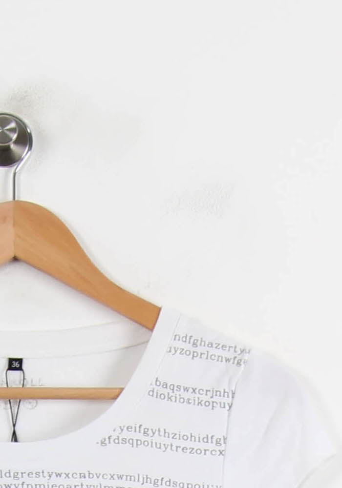 Tee-shirt Blanc - Taille S/36 de la marque Caroll | PARAD65995 - Vendu par Paradigme - Image 3