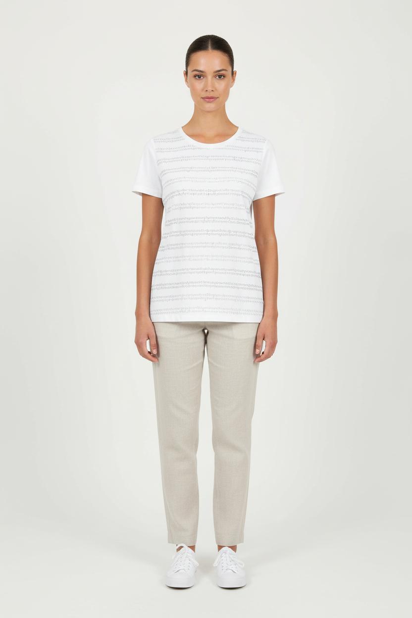 Tee-shirt Blanc - Taille S/36 de la marque Caroll | PARAD65995 - Vendu par Paradigme - Image 1