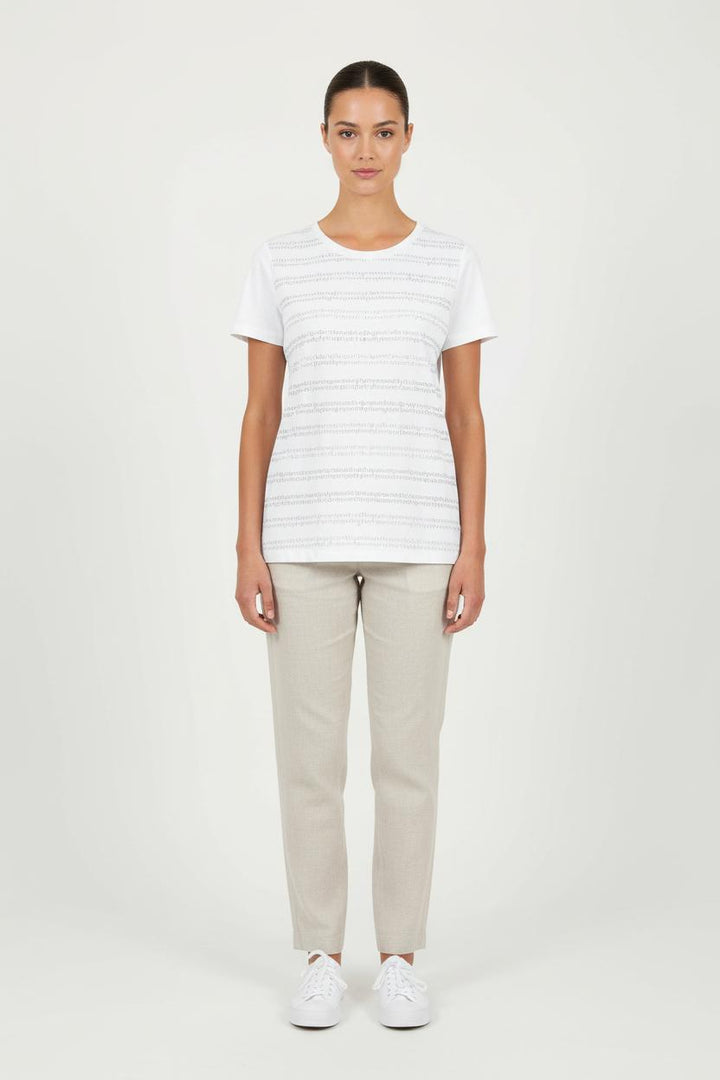 Tee-shirt Blanc - Taille S/36 de la marque Caroll | PARAD65995 - Vendu par Paradigme - Image 1