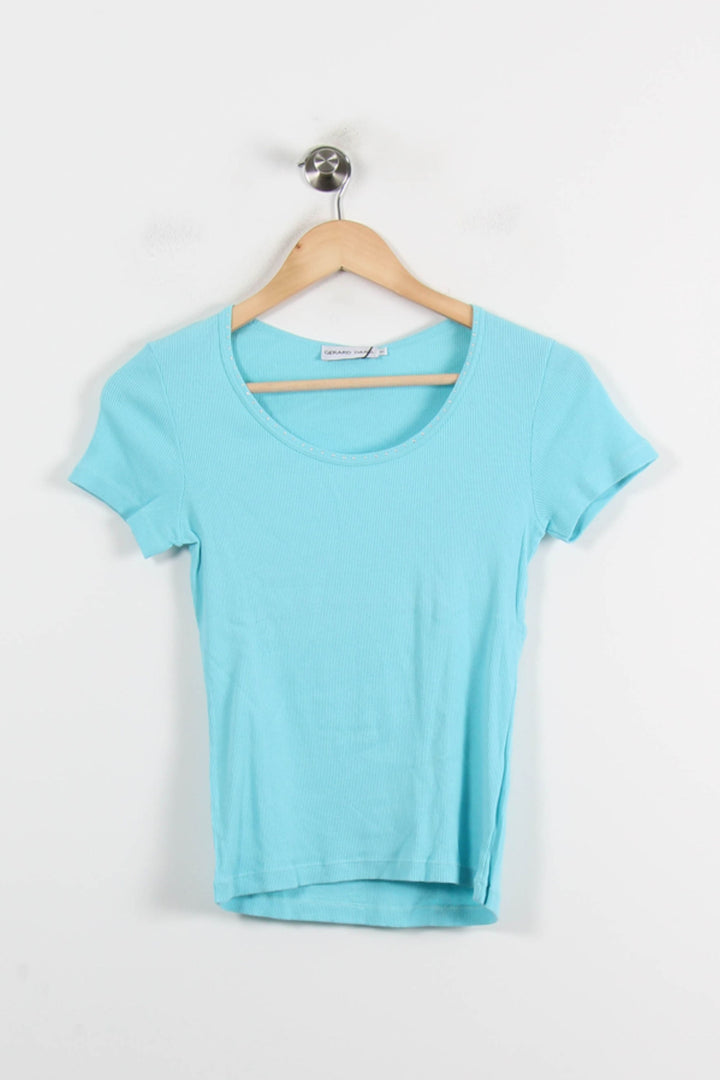 Tee-shirt Bleu - Taille S/36 de la marque Gerard Darel | PARAD65996 - Vendu par Paradigme - Image 2