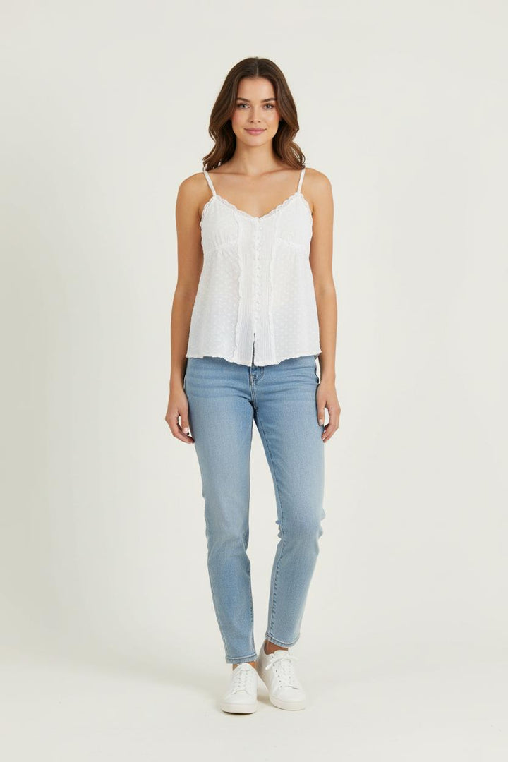Débardeur Blanc - Taille S/36 de la marque Pablo | PARAD65999 - Vendu par Paradigme - Image 1