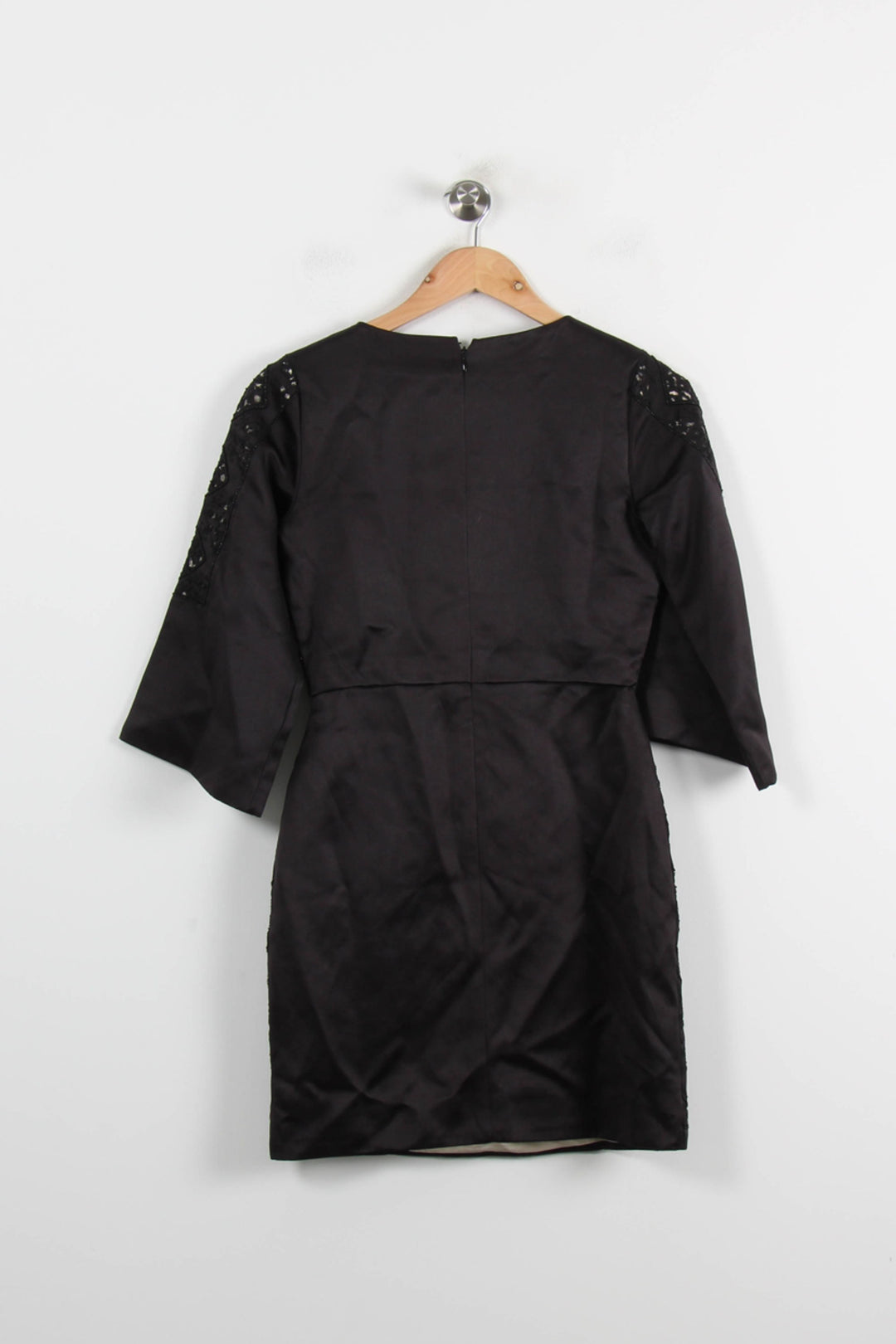 Robe Dentelle Noire - Taille S/36 de la marque Maje | PARAD66011 - Vendu par Paradigme - Image 4