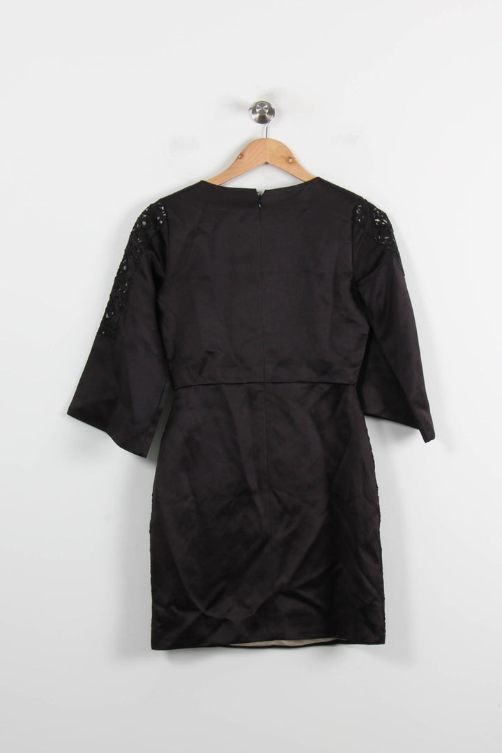 Robe Dentelle Noire - Taille S/36 de la marque Maje | PARAD66011 - Vendu par Paradigme - Image 4