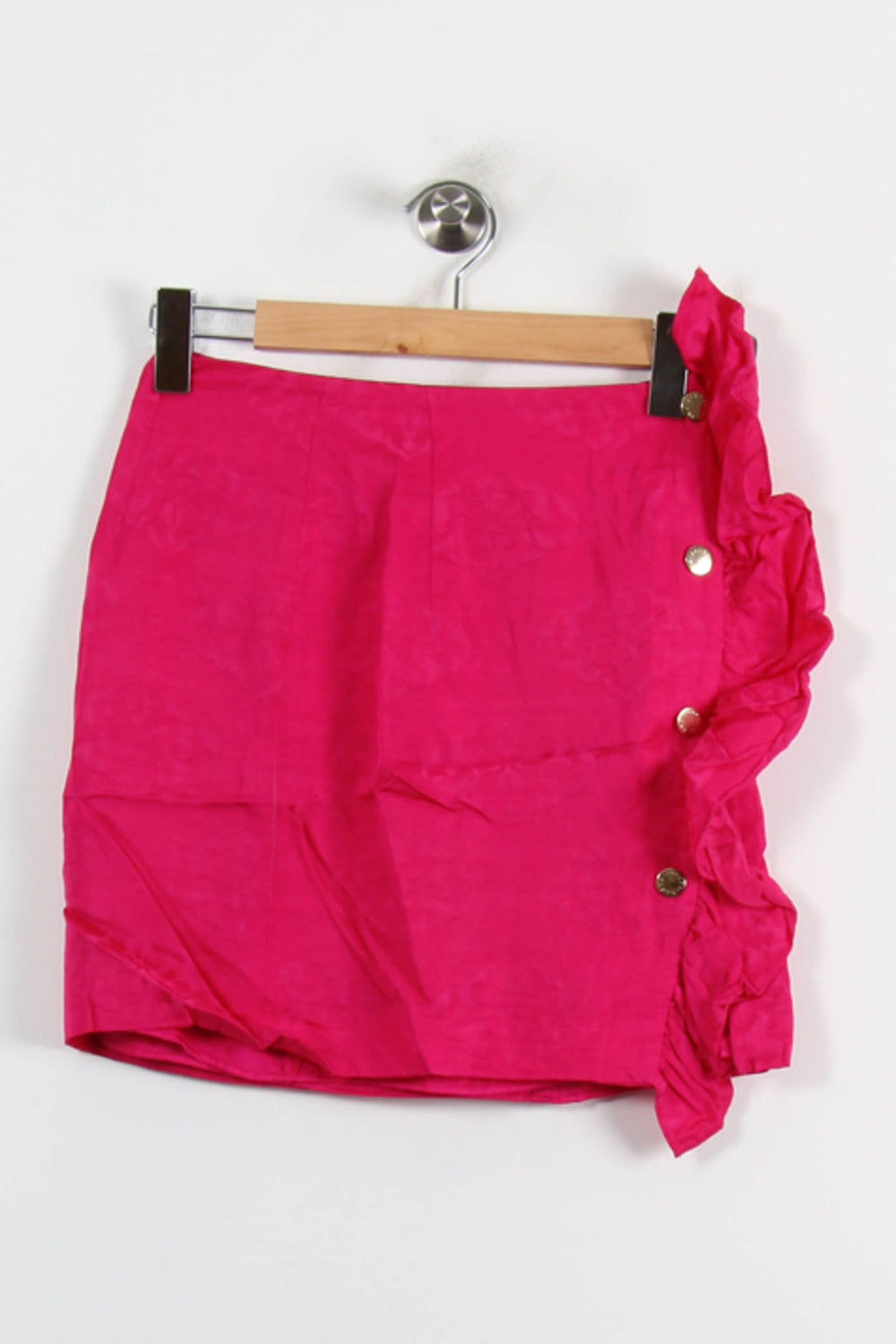 Jupe Portefeuille Rose - Taille XS/34 de la marque Sandro | PARAD66017 - Vendu par Paradigme - Image 2