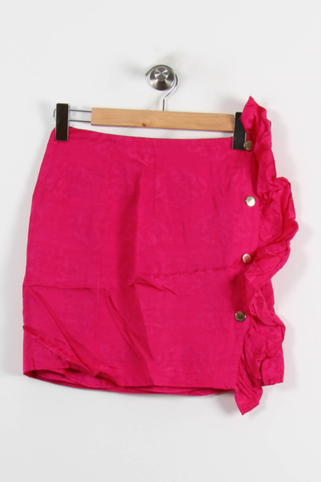Jupe Portefeuille Rose - Taille XS/34 de la marque Sandro | PARAD66017 - Vendu par Paradigme - Image 2
